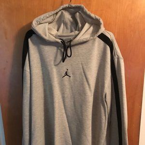 Grey and black Jordan hoodie